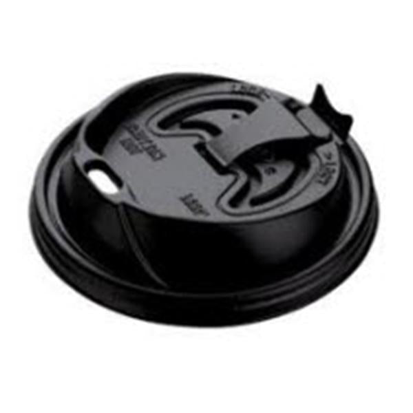 Lid Cup Dart Plastic Black 1000/Ca